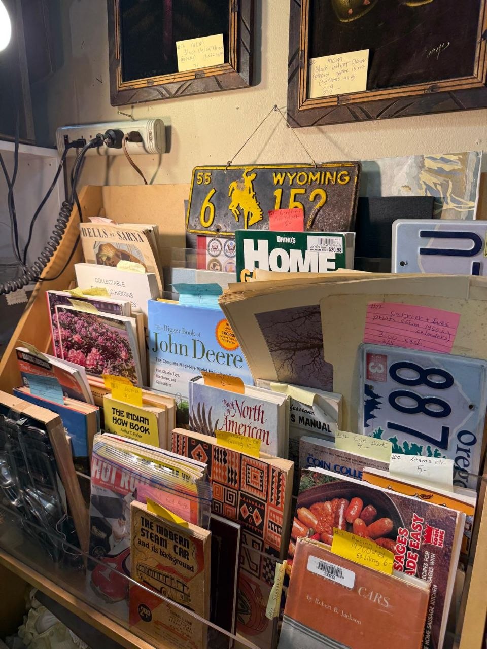 Vintage books, records and printed ephemera